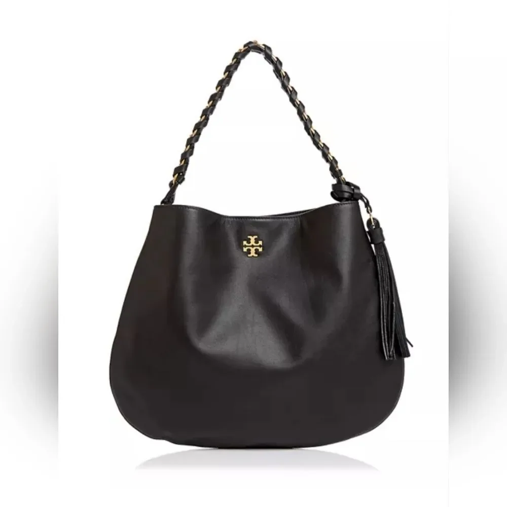 Tory Burch Brooke Hobo Bag with Braided Handle
